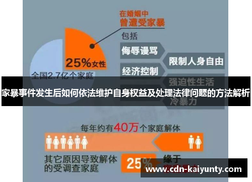 家暴事件发生后如何依法维护自身权益及处理法律问题的方法解析