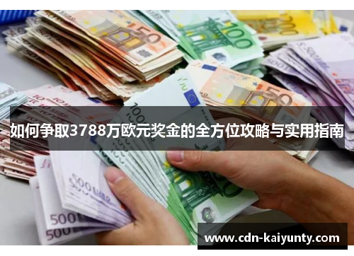 如何争取3788万欧元奖金的全方位攻略与实用指南